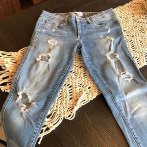 Paige Skyline Ankle Peg Distressed Size 27